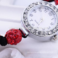 2014 high quality shambala beads strap wrist watch women